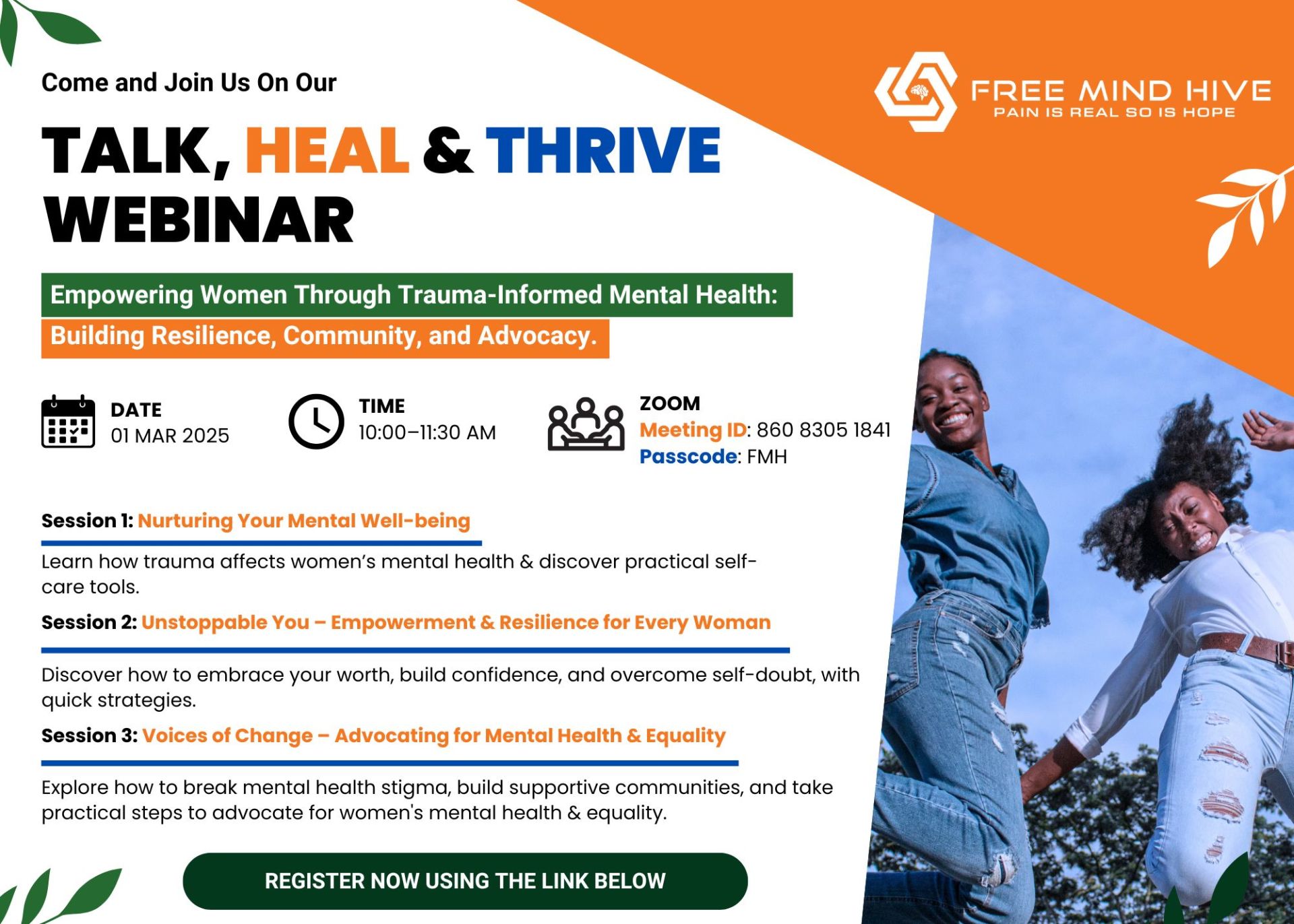 Empowering Women Through Trauma-Informed Mental Health Webinar